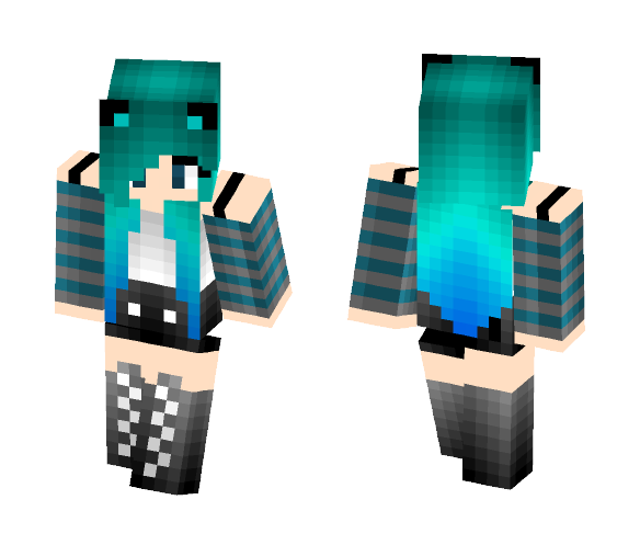 Rocket_Stripes - Female Minecraft Skins - image 1