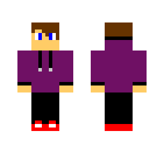 Purple Sweatshirt boy - Boy Minecraft Skins - image 2