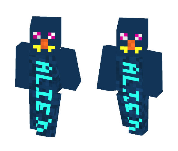 Blue alien for contest - Other Minecraft Skins - image 1