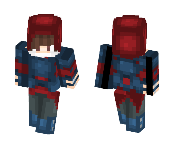 Red Assassin Guy - Male Minecraft Skins - image 1