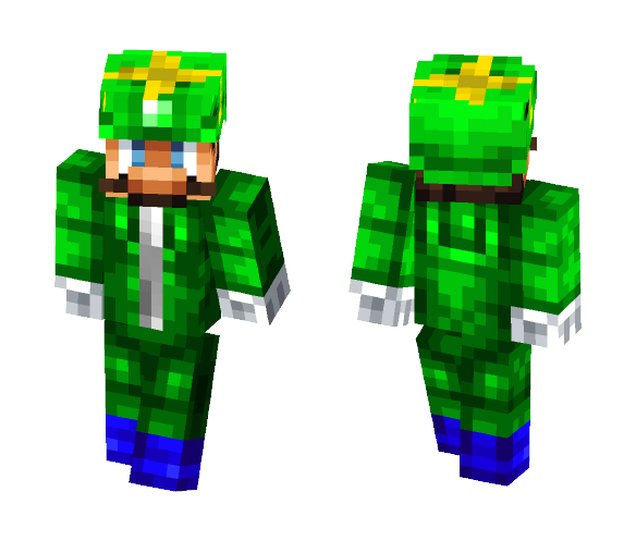 Propeller Luigi - Male Minecraft Skins - image 1