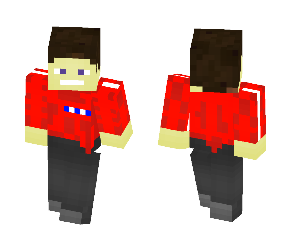 Pio3D [Red Jacket Version] - Male Minecraft Skins - image 1