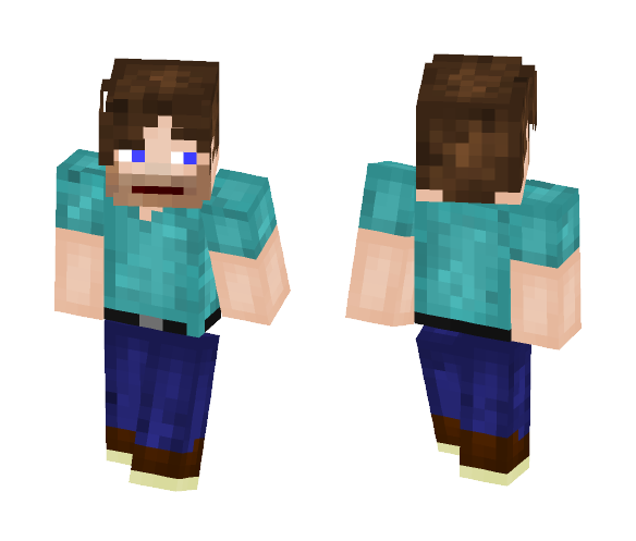 Re-done Steve Skin - Male Minecraft Skins - image 1