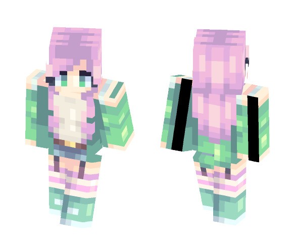 Mint Bubblegum - Female Minecraft Skins - image 1