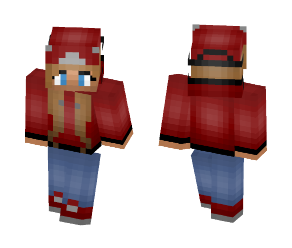 Totally Casual Girl - Girl Minecraft Skins - image 1