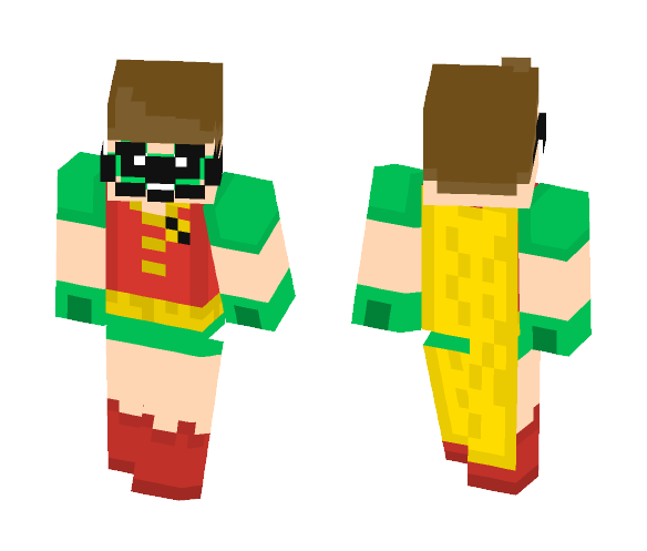 Lego Robin Hero Suit - Male Minecraft Skins - image 1