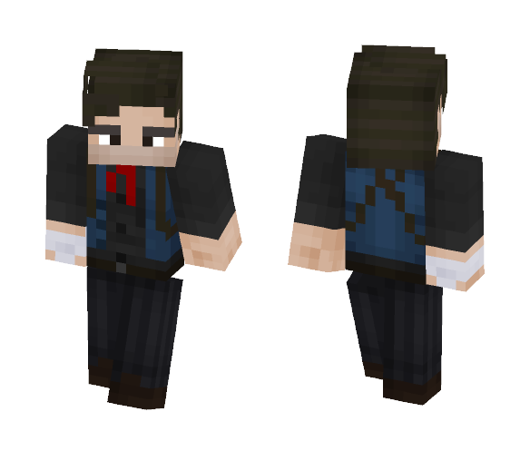 Booker Dewitt (Bioshock Infinite) - Male Minecraft Skins - image 1