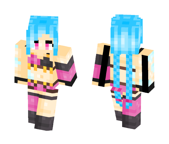 Jinx (LoL) - Female Minecraft Skins - image 1