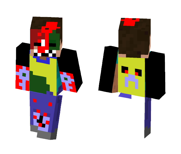 zombie skelleton steve - Male Minecraft Skins - image 1