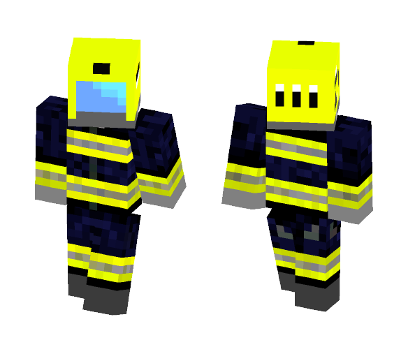 Fire Fighter Skin - Male Minecraft Skins - image 1