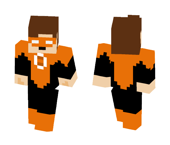 Orange Lantern Hal - Male Minecraft Skins - image 1