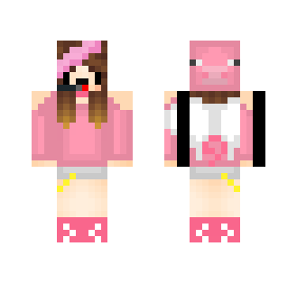 Derpy Pig Girl - Girl Minecraft Skins - image 2