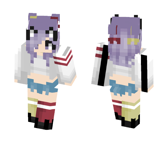 Oc- Jiji | Neko Girl - Girl Minecraft Skins - image 1