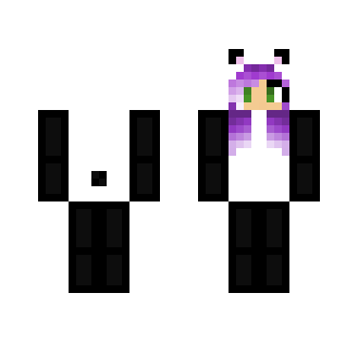 Purple panda onsie - Female Minecraft Skins - image 2