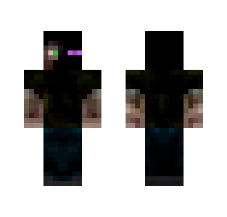 Corrupted EnderSteve CastleRaid - Male Minecraft Skins - image 2