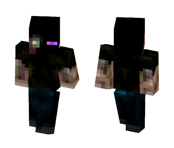 Corrupted EnderSteve CastleRaid - Male Minecraft Skins - image 1