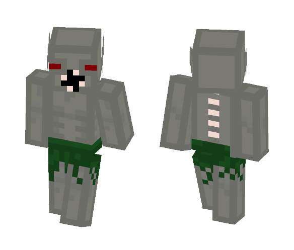 Grey Face-Sucker Alien - Interchangeable Minecraft Skins - image 1