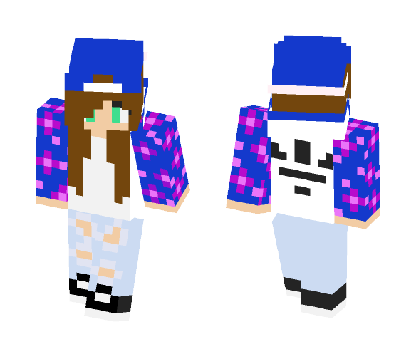 Adidas girl - Girl Minecraft Skins - image 1