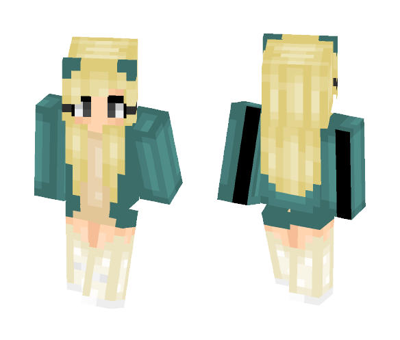 Snorlax Girl - Girl Minecraft Skins - image 1