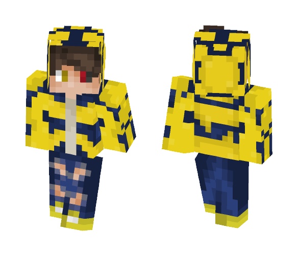 Shiny Kyogre Guy - Male Minecraft Skins - image 1
