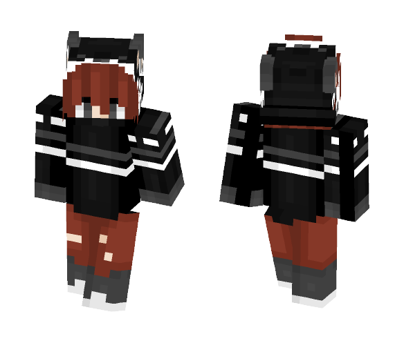 ʜαisεi - Black Fox Boy - Boy Minecraft Skins - image 1