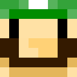 Paper Luigi! First Skin!! - Male Minecraft Skins - image 3