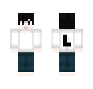 L (Death Note) - Male Minecraft Skins - image 2