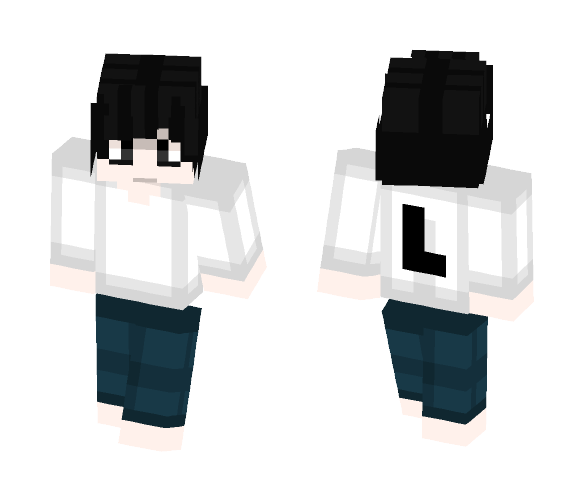 L (Death Note) - Male Minecraft Skins - image 1
