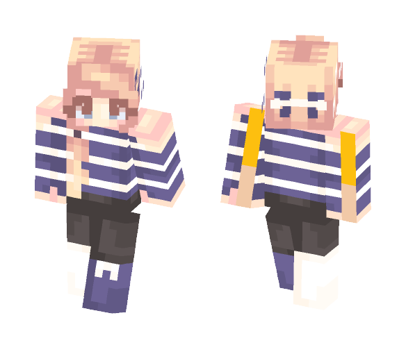 Stripy bows - Female Minecraft Skins - image 1