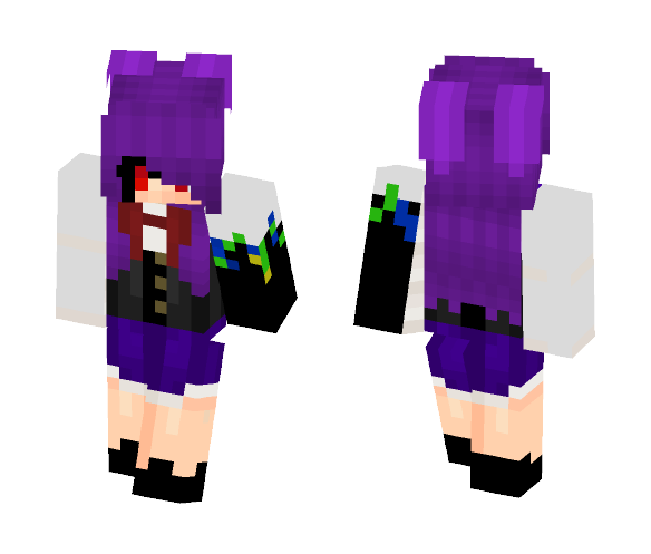 Withered Bonnie Girl ~(Human Fnaf)~ - Girl Minecraft Skins - image 1