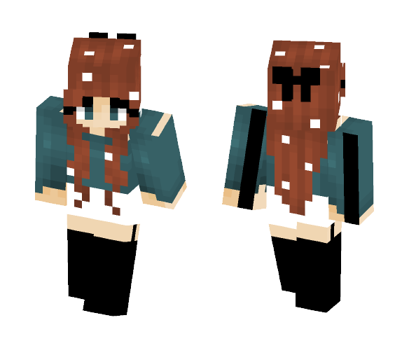Annabelle ~ Brunette Version - Female Minecraft Skins - image 1