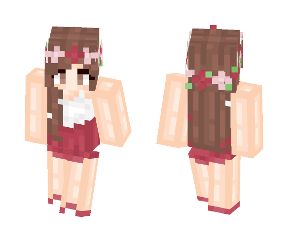 Strawberry Kiss - Female Minecraft Skins - image 1