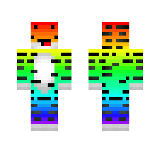 Derpy Rainbow Tiger - Male Minecraft Skins - image 2