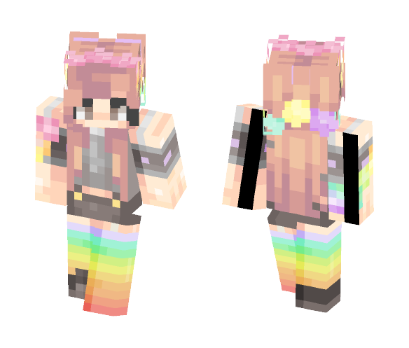 rainbow - Female Minecraft Skins - image 1
