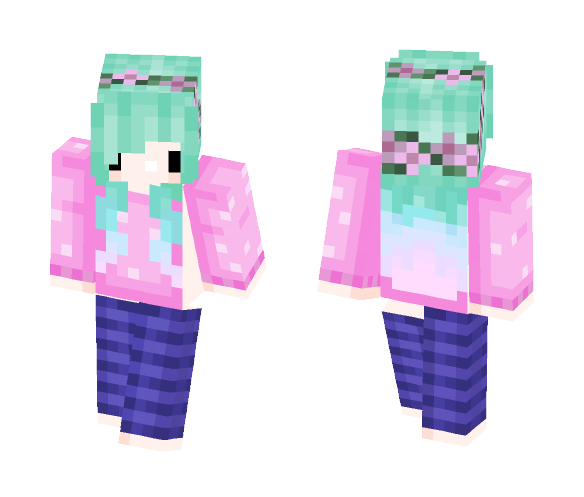 Bed Time! ~ _SquirtleCooki_ - Female Minecraft Skins - image 1