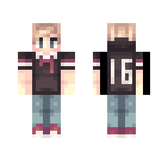 School colors//male vers - Male Minecraft Skins - image 2