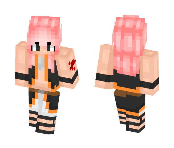 Natsu | Genderbend | ~Unwanted - Female Minecraft Skins - image 1