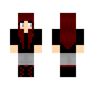 Goth Girl - Girl Minecraft Skins - image 2