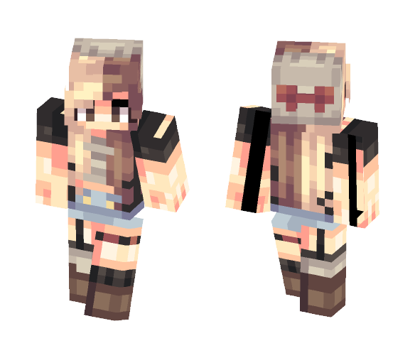 Half - Female Minecraft Skins - image 1