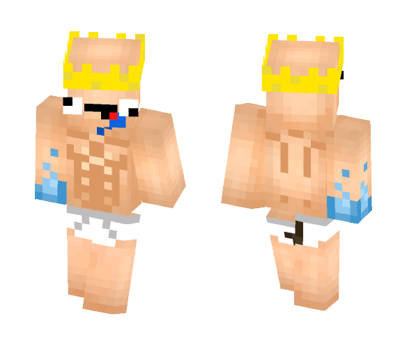 Derpy Muscular King - Interchangeable Minecraft Skins - image 1