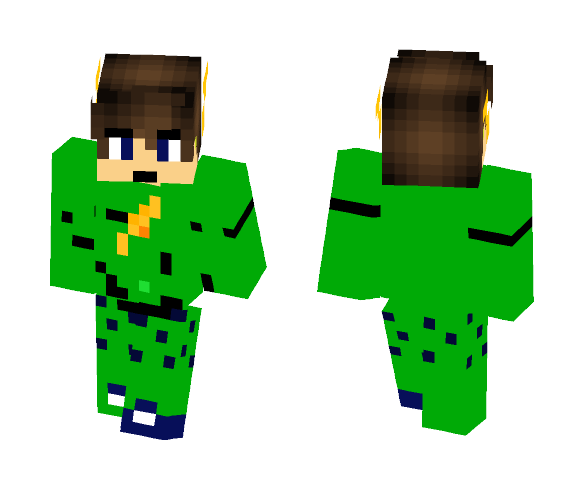 Green Shirt Boy - Boy Minecraft Skins - image 1