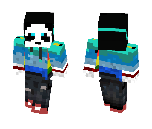 Hoodie Panda - Male Minecraft Skins - image 1
