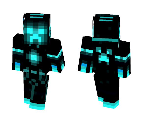 tron creaper - Male Minecraft Skins - image 1
