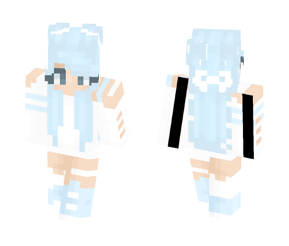 Blue // ɱყɬɧııƈąƖ - Female Minecraft Skins - image 1