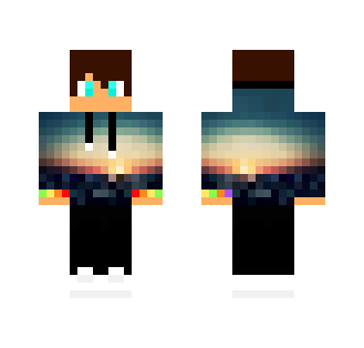 Sunset Hoodie - Male Minecraft Skins - image 2