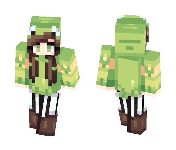Froggy girl - Girl Minecraft Skins - image 1