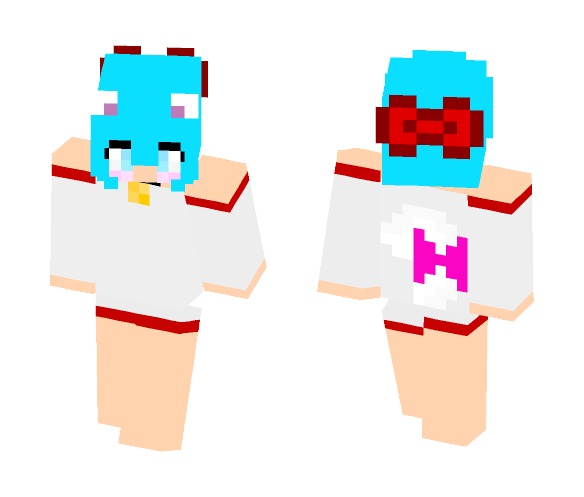 Kawaii Neko Girl - Girl Minecraft Skins - image 1