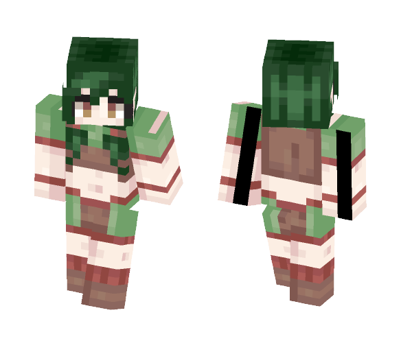 【K I S S H U 】*gender-bend* - Female Minecraft Skins - image 1