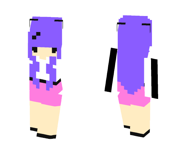 Colorful xx - Female Minecraft Skins - image 1