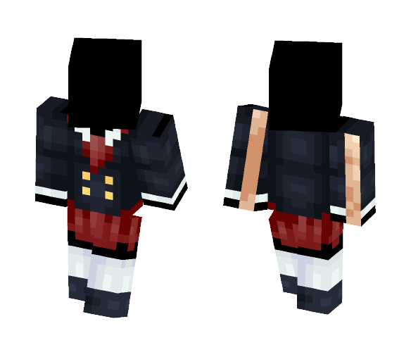 School girl outfit base skin
